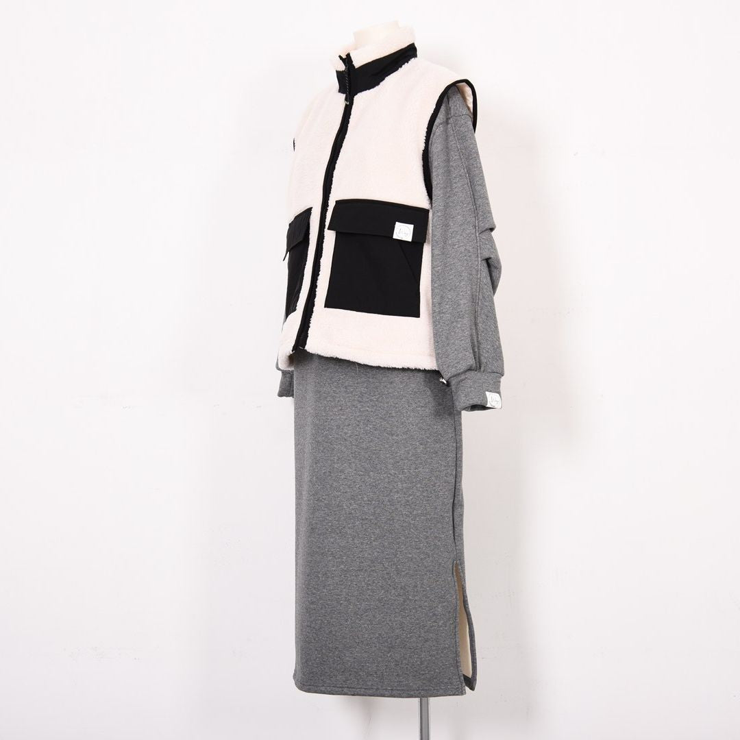 WOOL BREND ボアベスト　B DONNA　6057116