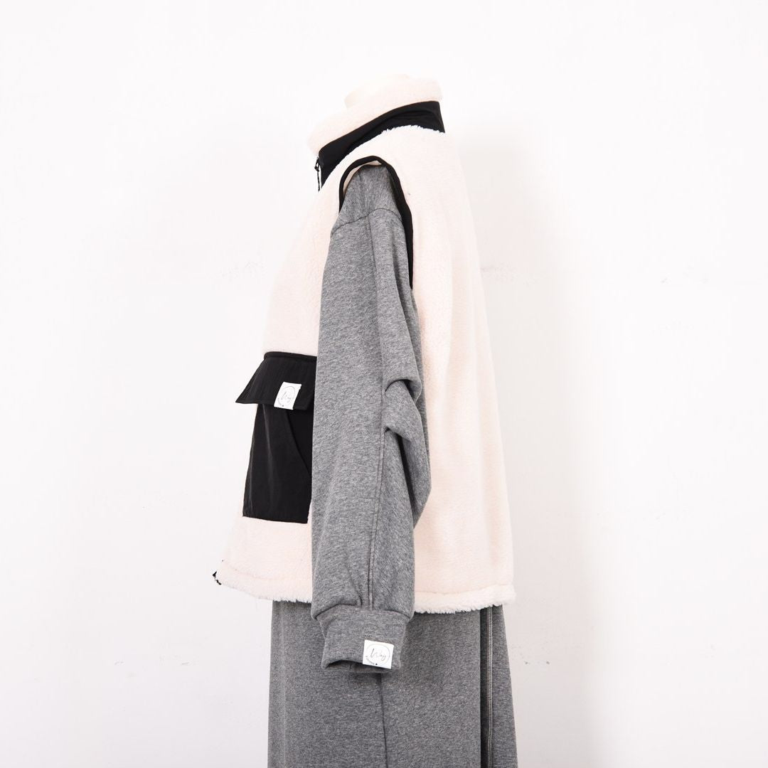 WOOL BREND ボアベスト　B DONNA　6057116