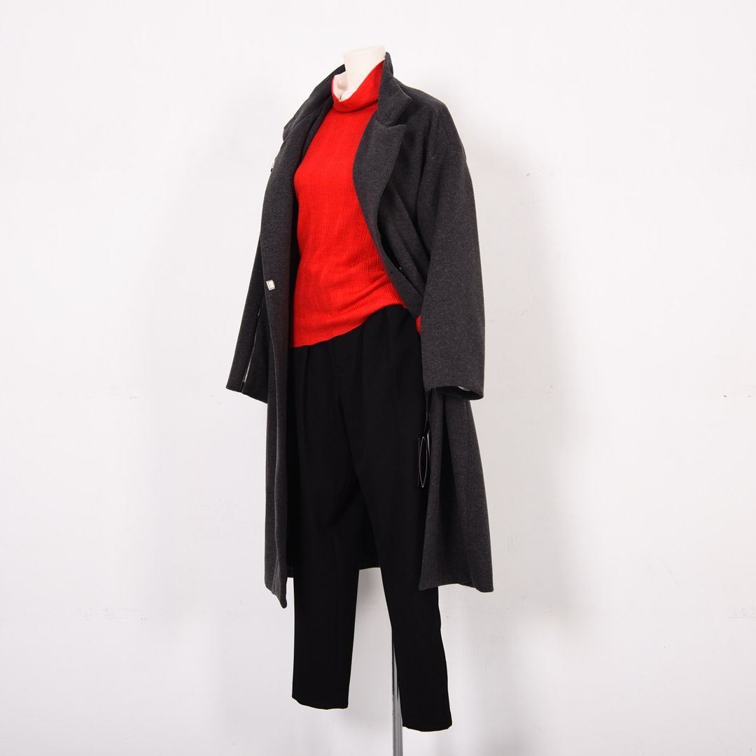 ライトメルトンジャージ　ロングコート　B DONNA　6058103