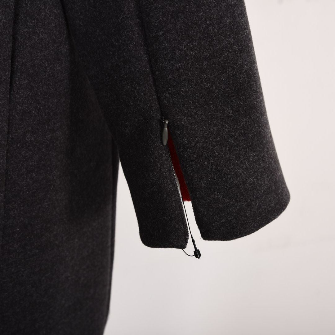 ライトメルトンジャージ　ロングコート　B DONNA　6058103