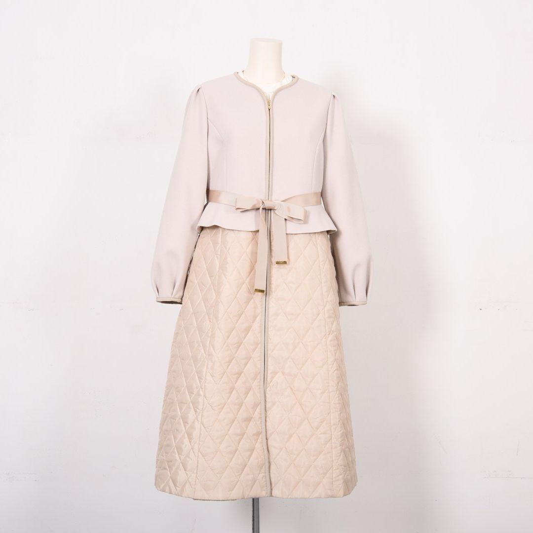 異素材ドッキング　ロングコート　Dear Princess　3058300