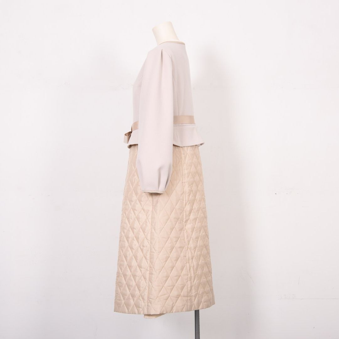 異素材ドッキング　ロングコート　Dear Princess　3058300