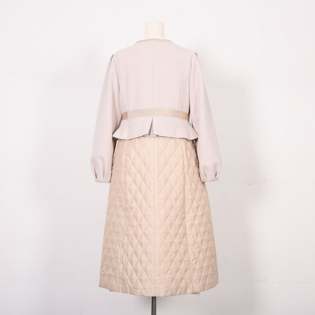 異素材ドッキング　ロングコート　Dear Princess　3058300