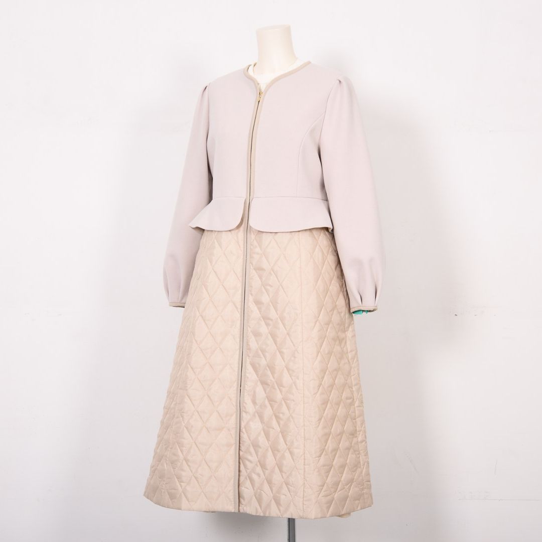 異素材ドッキング　ロングコート　Dear Princess　3058300