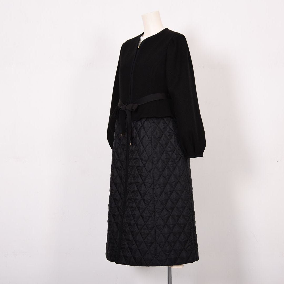 異素材ドッキング　ロングコート　Dear Princess　3058300