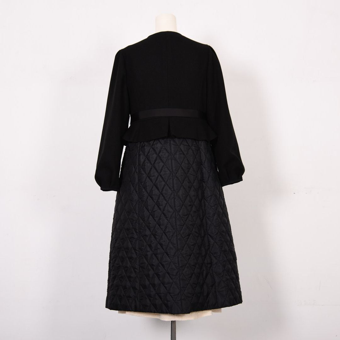 異素材ドッキング　ロングコート　Dear Princess　3058300