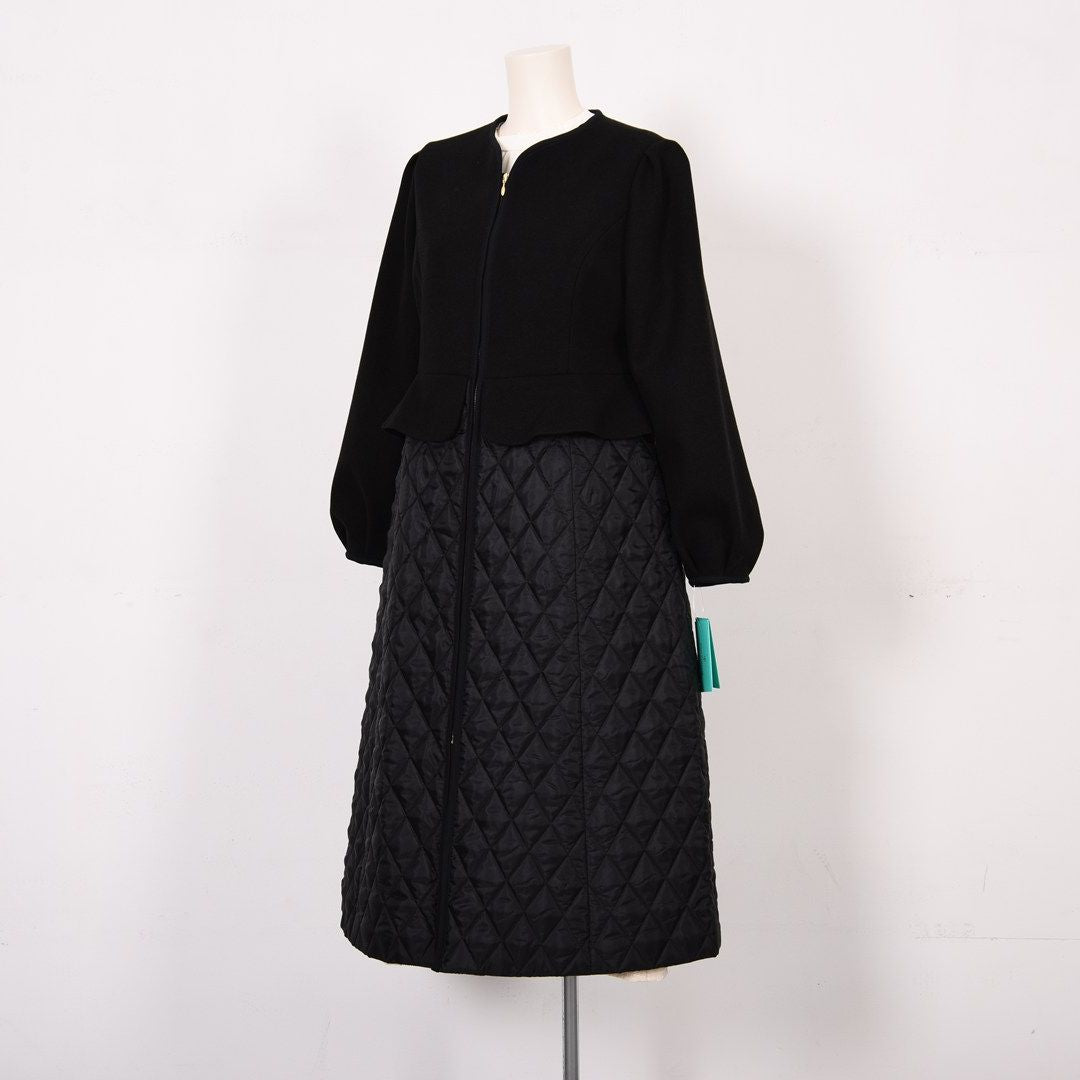 異素材ドッキング　ロングコート　Dear Princess　3058300