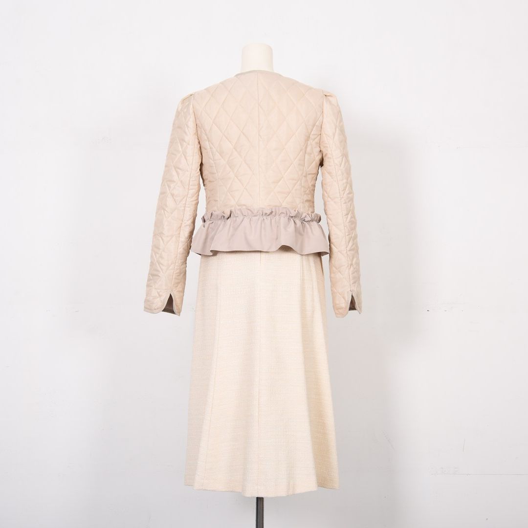 ダイヤ柄キルト　裾フリルジャケット　Dear Princess　3057307