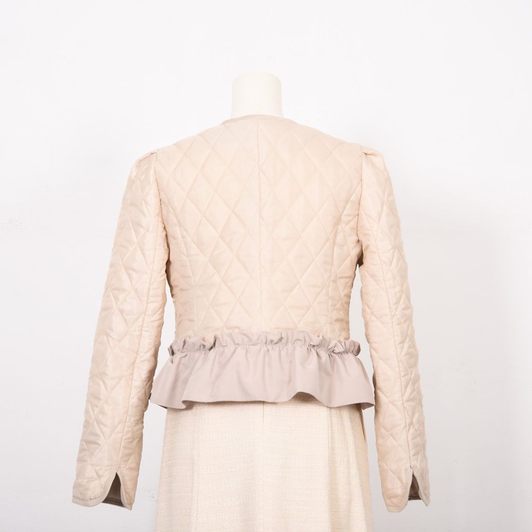 ダイヤ柄キルト　裾フリルジャケット　Dear Princess　3057307