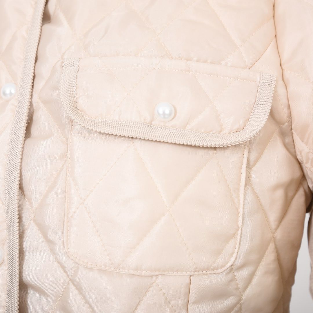 ダイヤ柄キルト　裾フリルジャケット　Dear Princess　3057307