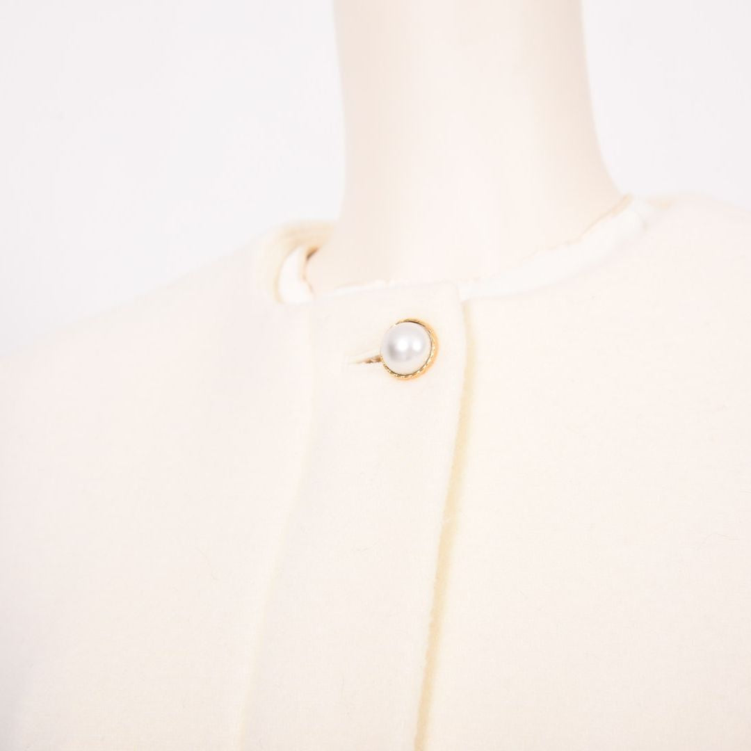 袖ファー　ノーカラーロングコート　Dear Princess　3058301