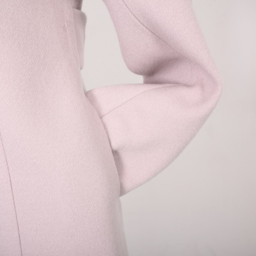 袖ファー　ノーカラーロングコート　Dear Princess　3058301