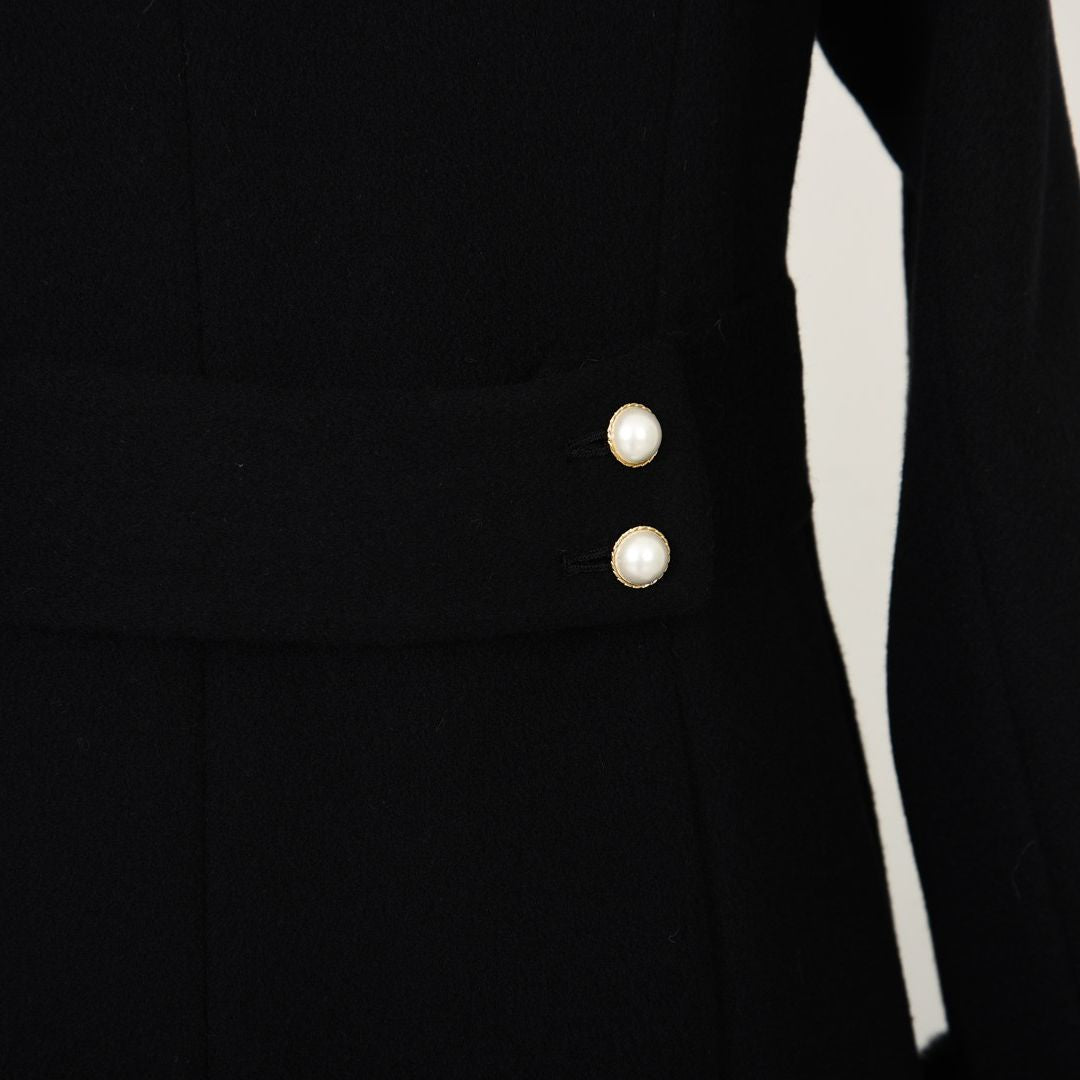 袖ファー　ノーカラーロングコート　Dear Princess　3058301