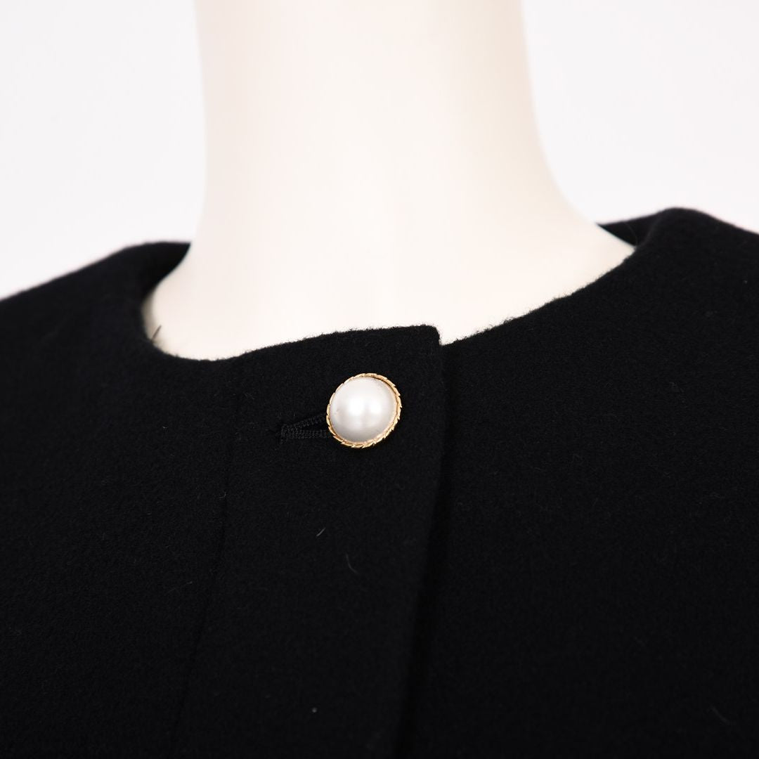 袖ファー　ノーカラーロングコート　Dear Princess　3058301