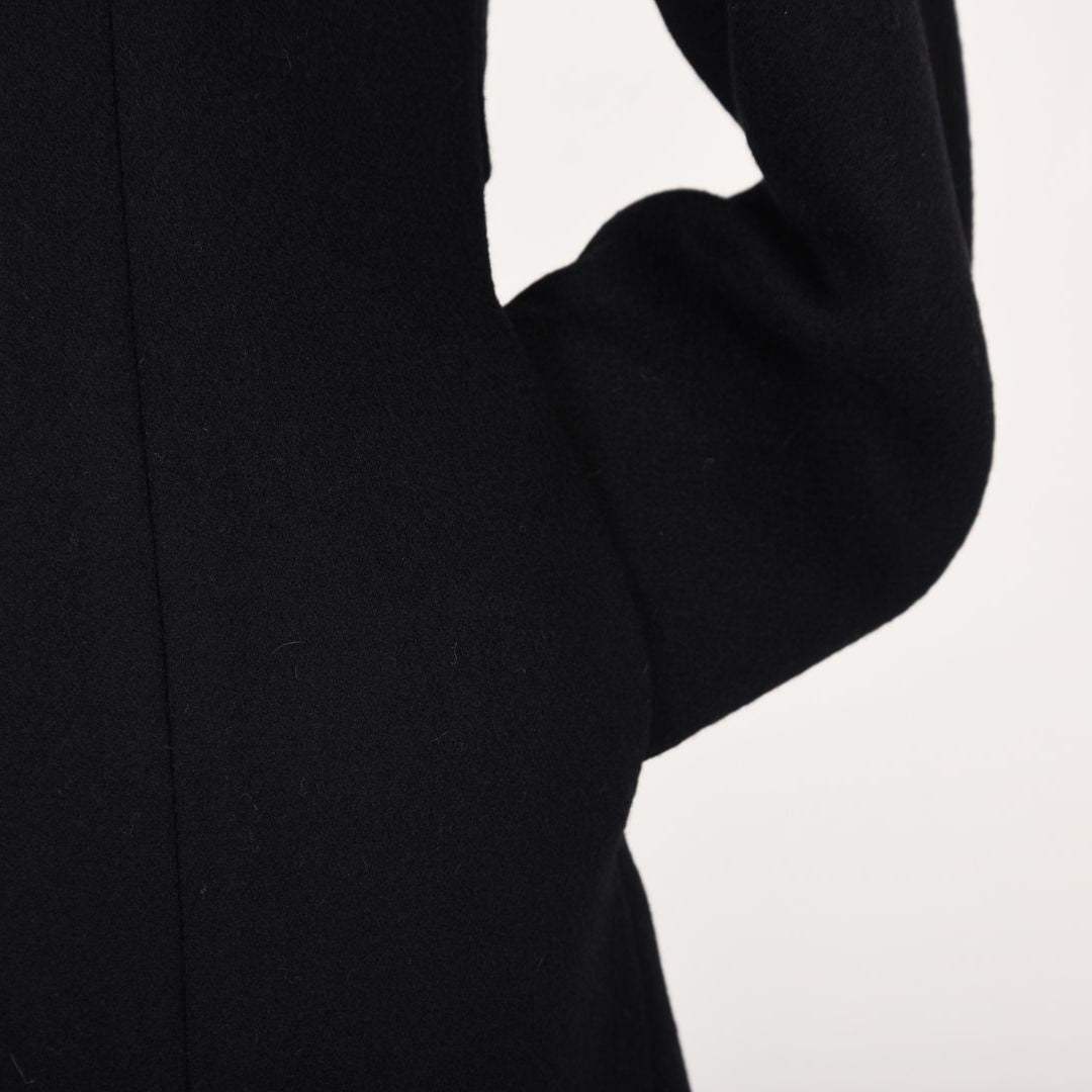 袖ファー　ノーカラーロングコート　Dear Princess　3058301