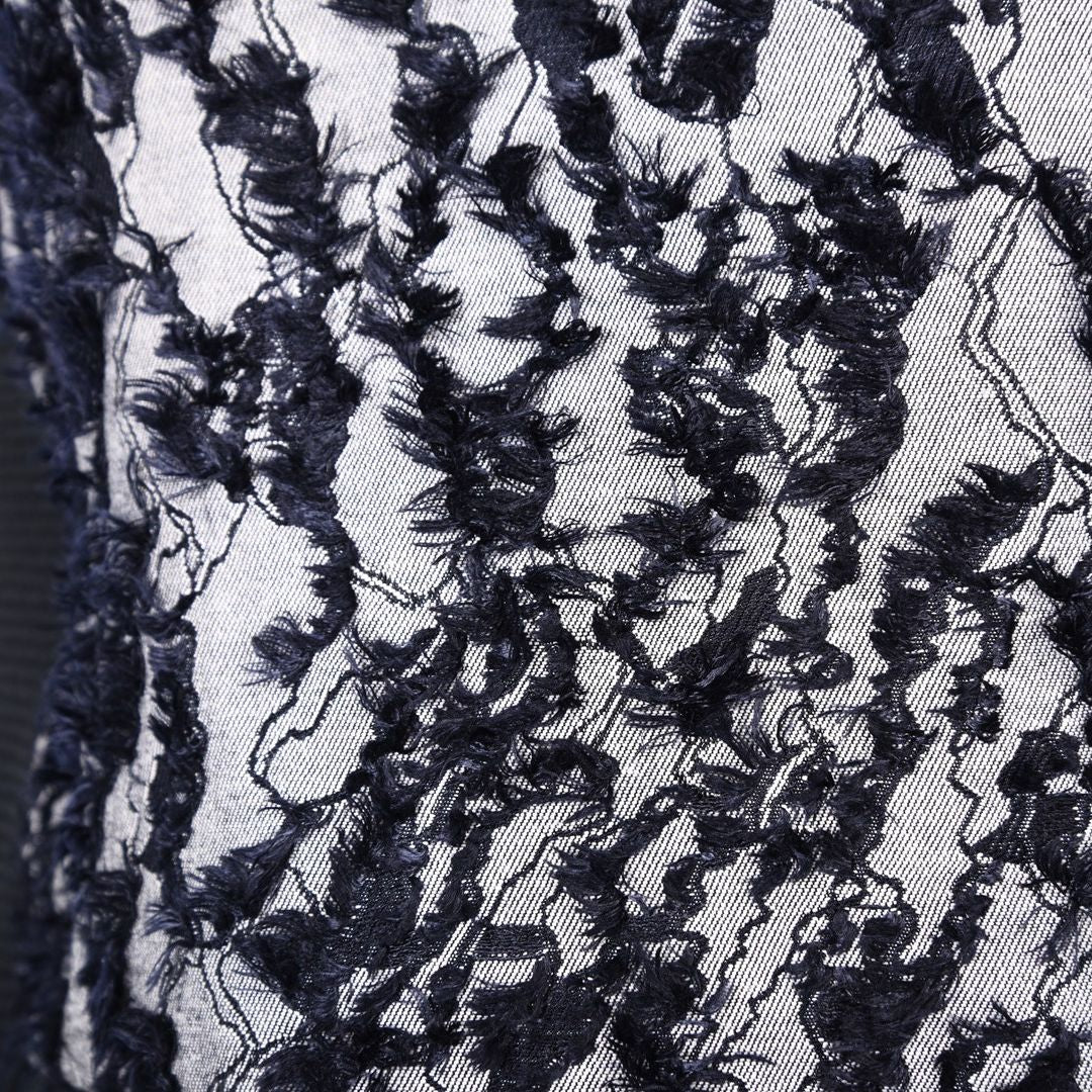 サイド紐　カットジャガードベスト　B DONNA　6051103