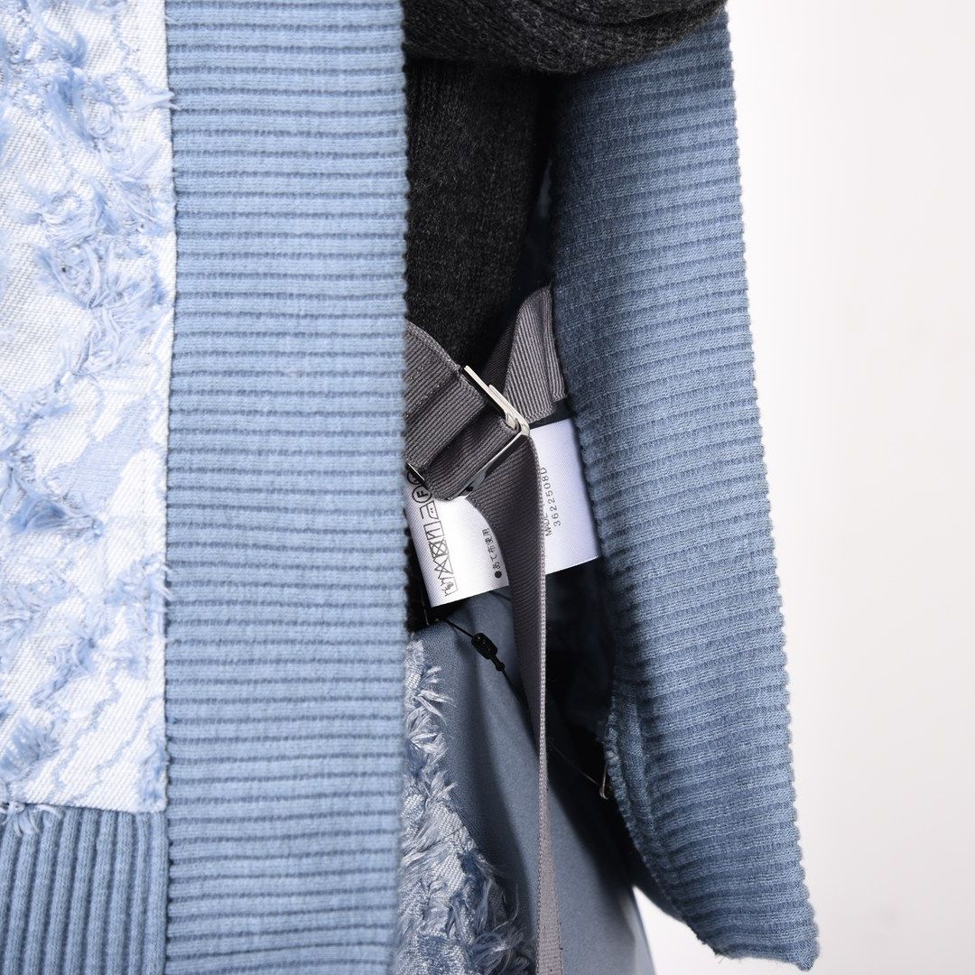 サイド紐　カットジャガードベスト　B DONNA　6051103