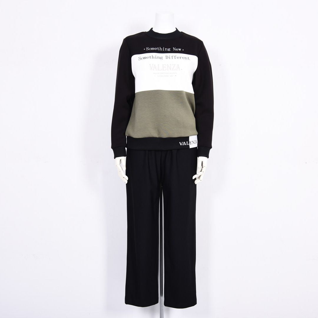 【Lサイズ】フロント切替　ロゴトレーナー　VALENZA　5552701