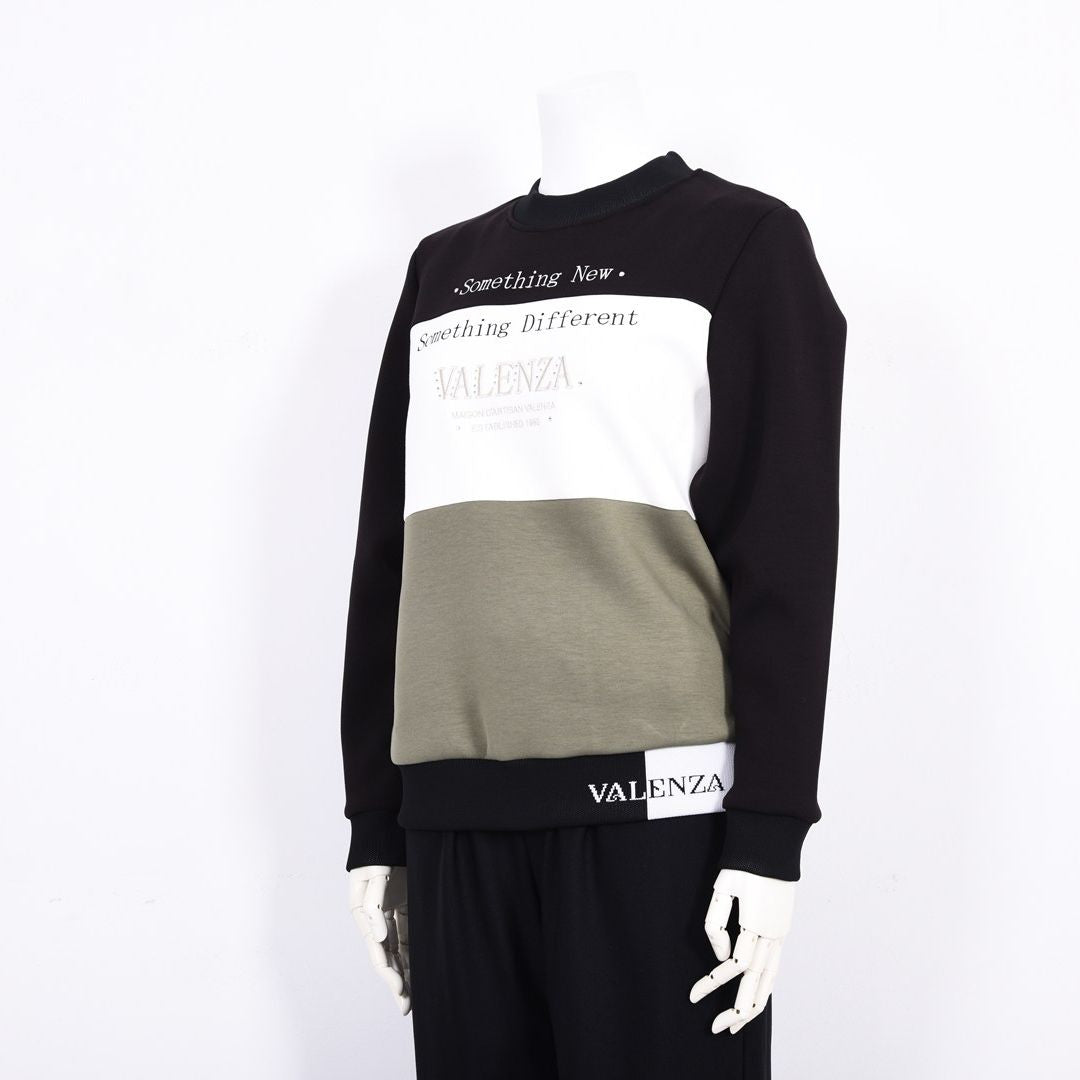 【Lサイズ】フロント切替　ロゴトレーナー　VALENZA　5552701