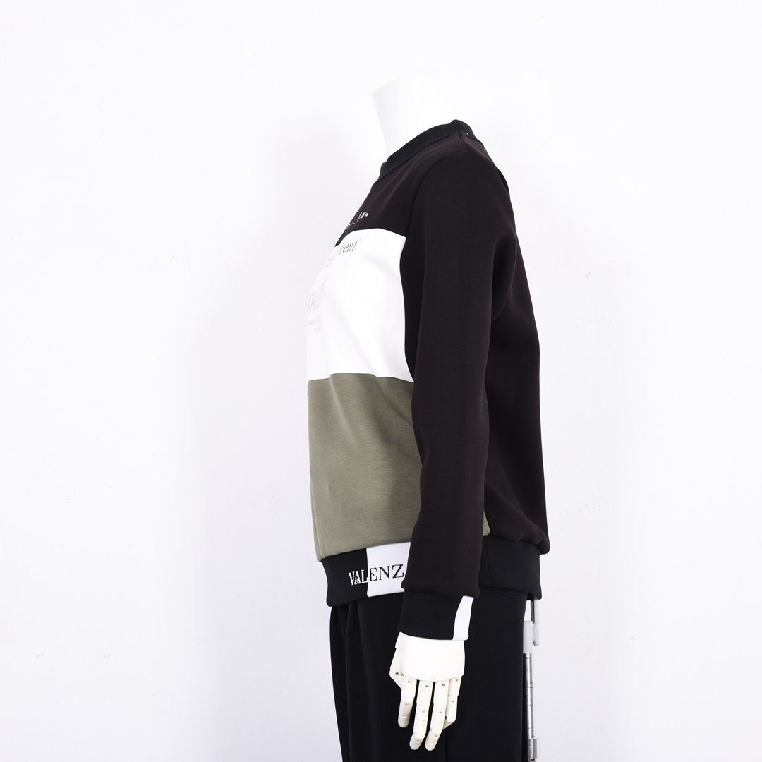 【Lサイズ】フロント切替　ロゴトレーナー　VALENZA　5552701