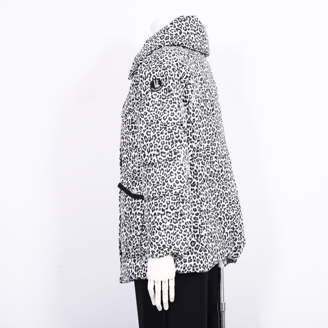 【Lサイズ】レオパード柄　ダウンジャケット　VALENZA　5557714