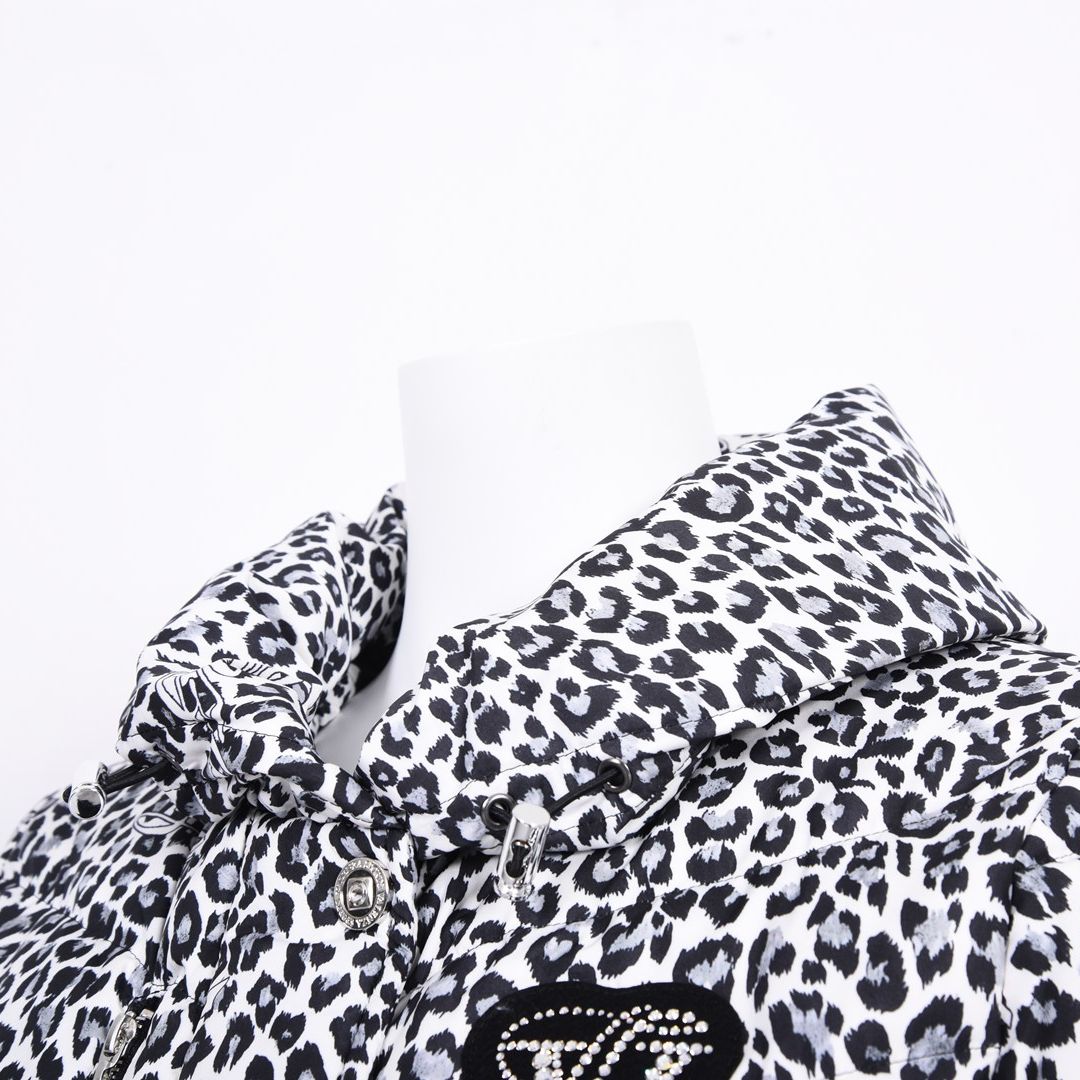 【Lサイズ】レオパード柄　ダウンジャケット　VALENZA　5557714