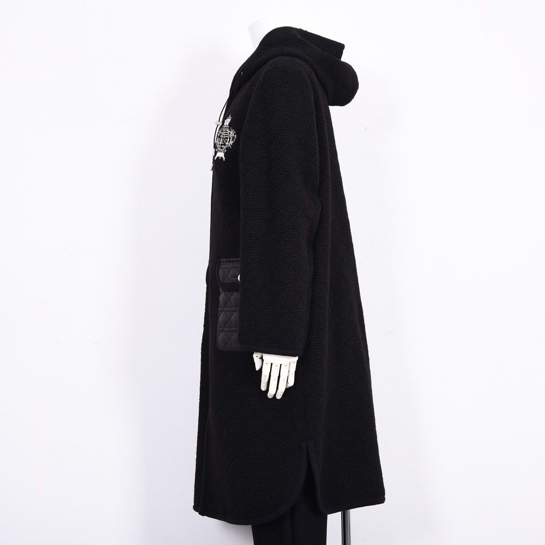 【Lサイズ】キルティングニット　ロング丈パーカー　VALENZA　5557702