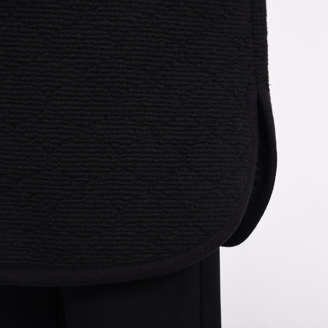 キルティングニット　ロング丈パーカー　VALENZA　5157702