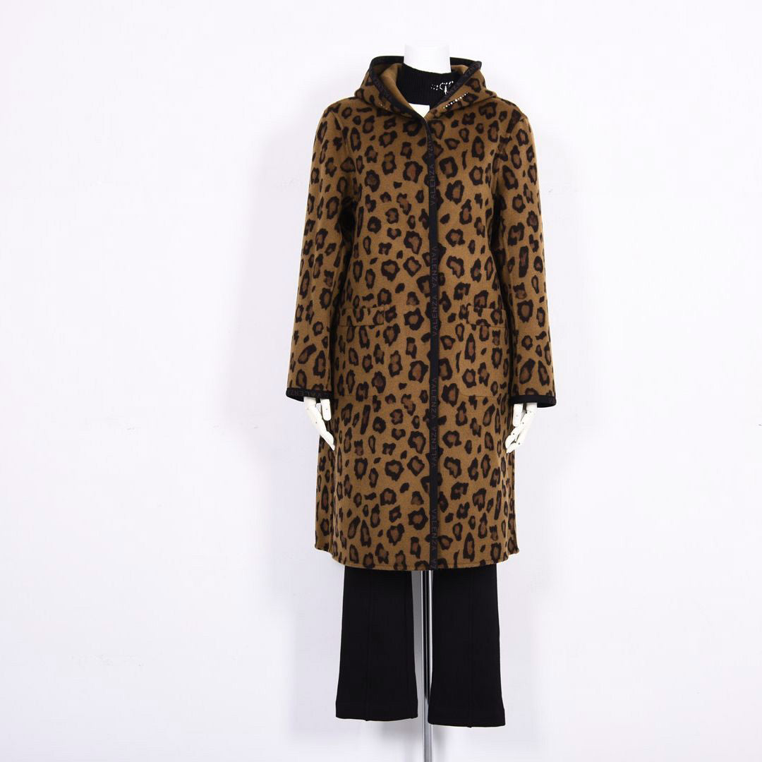 ※予約商品【Lサイズ】【リバーシブル】2wayウールリバー フード付きロングコート　VALENZA　5558708