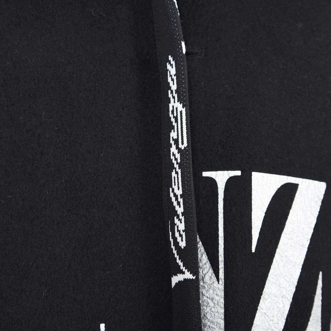 【Lサイズ】【リバーシブル】2way ウールリバー ロゴデザインロングコート　VALENZA　5558700