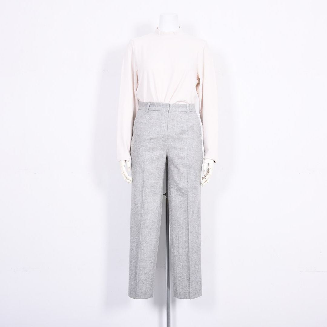 カシミア混　センタープレスパンツ　MIMO MODA　2556071