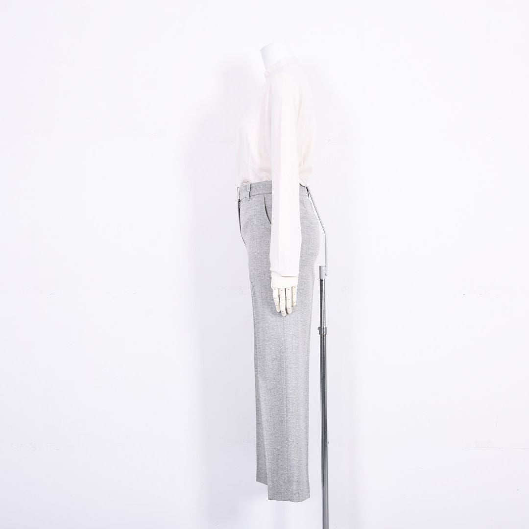 カシミア混　センタープレスパンツ　MIMO MODA　2556071