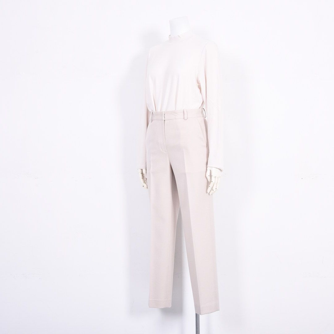 カシミア混　センタープレスパンツ　MIMO MODA　2556071
