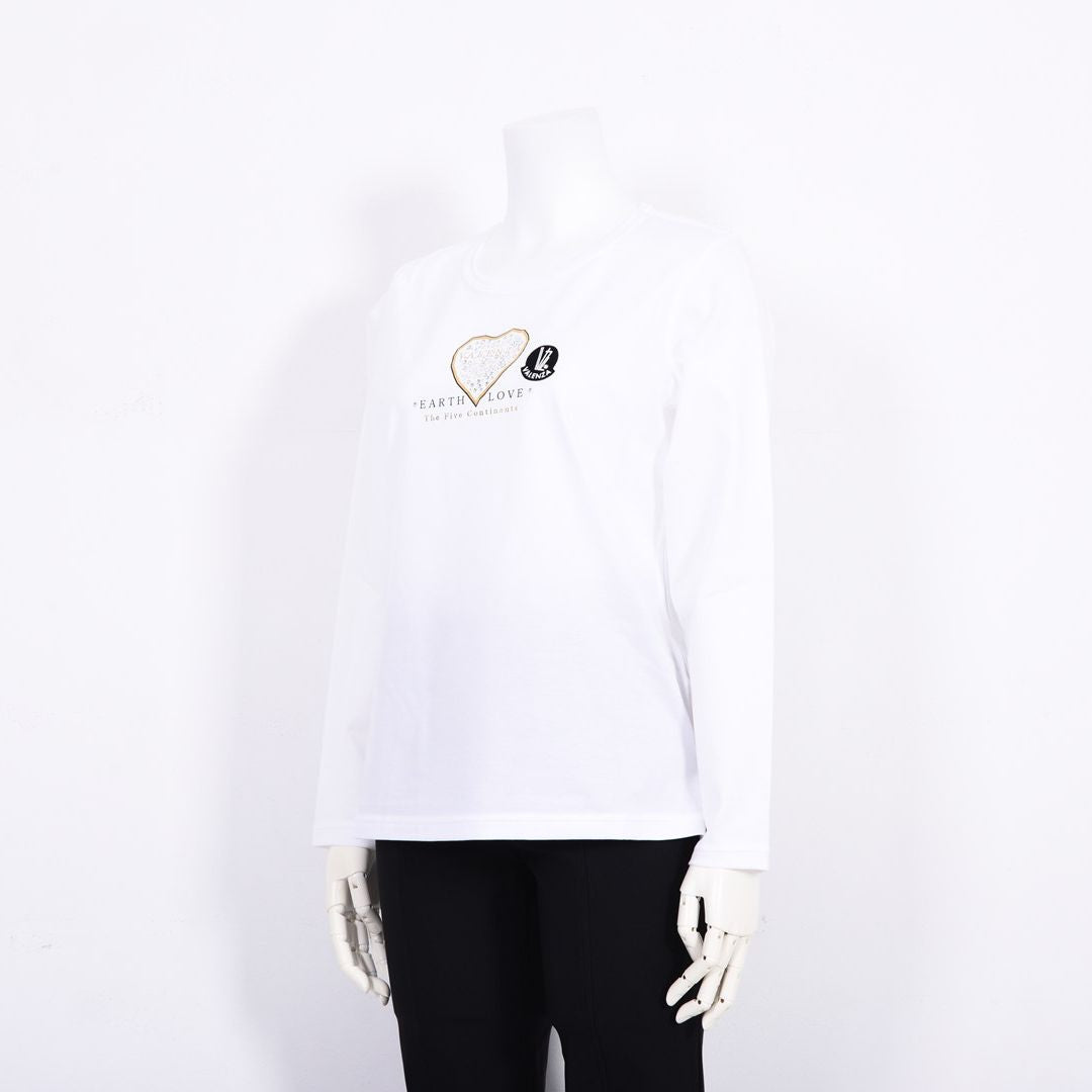 フロントモチーフ　長袖カットソー　VALENZA　5162301