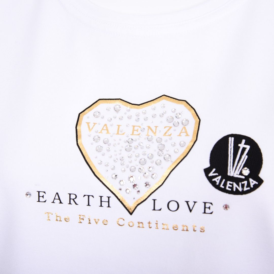 フロントモチーフ　長袖カットソー　VALENZA　5162301