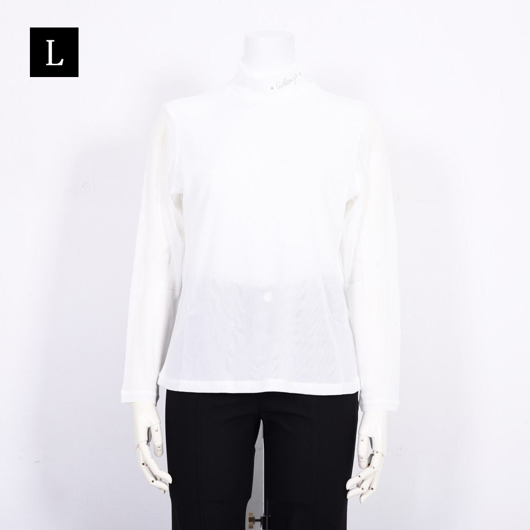 【Lサイズ】チュール ハイネックカットソー　VALENZA　5562320