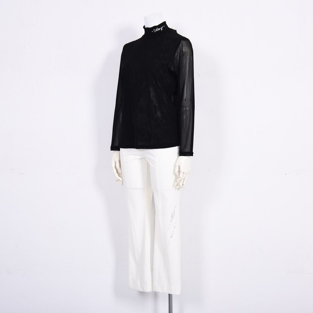 【Lサイズ】チュール ハイネックカットソー　VALENZA　5562320