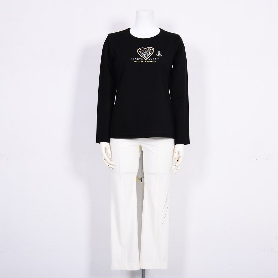 フロントモチーフ　長袖カットソー　VALENZA　5162301