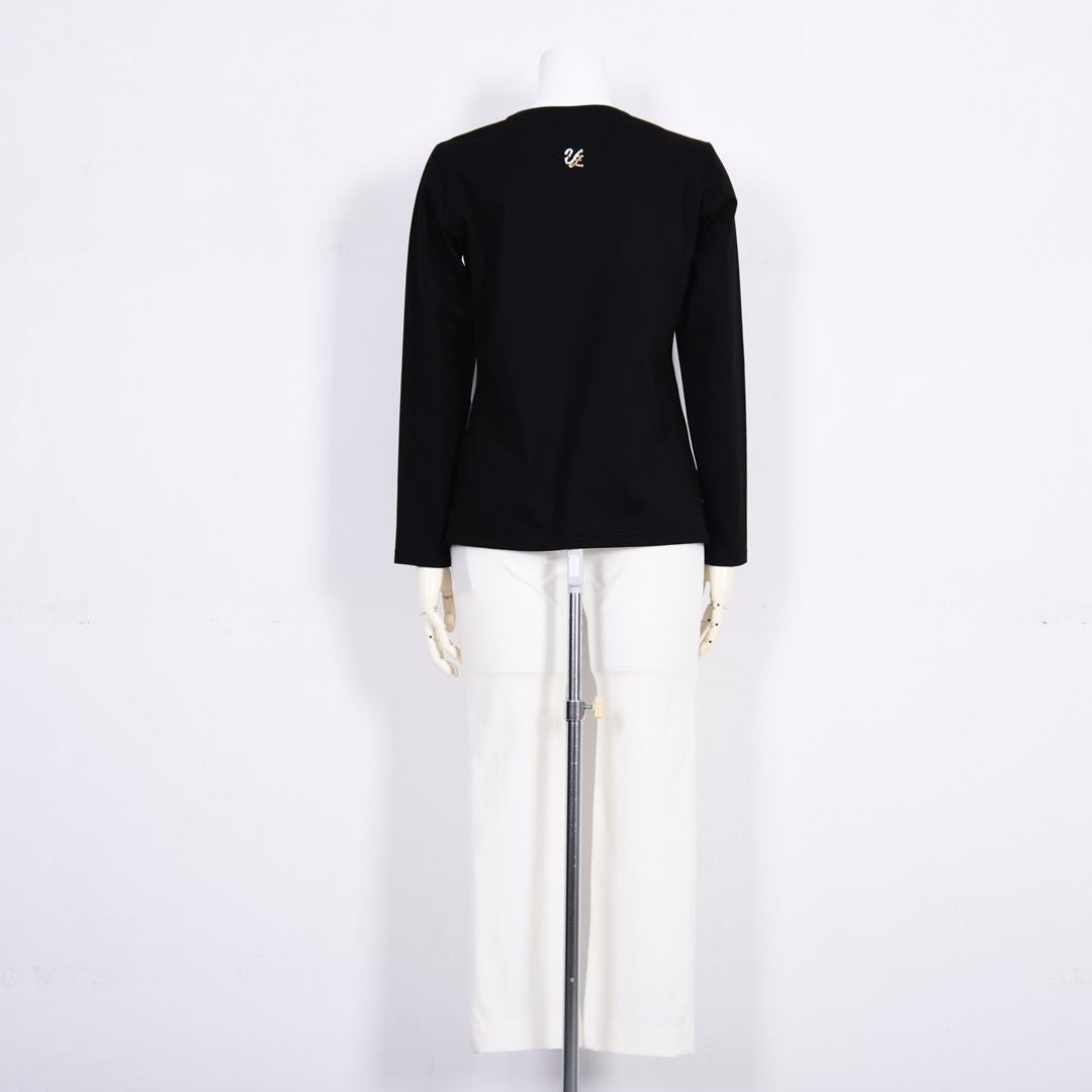 フロントモチーフ　長袖カットソー　VALENZA　5162301