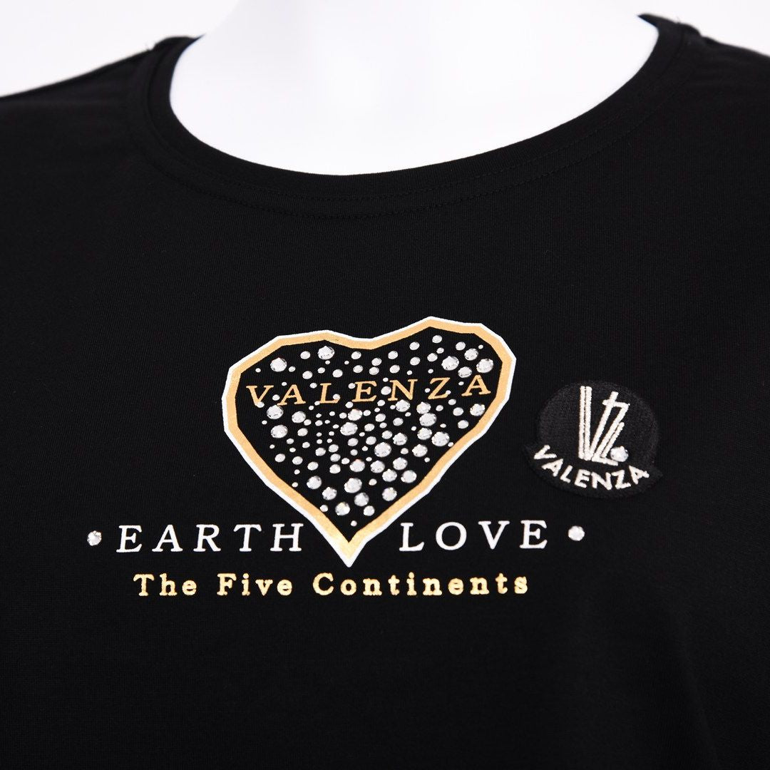 フロントモチーフ　長袖カットソー　VALENZA　5162301