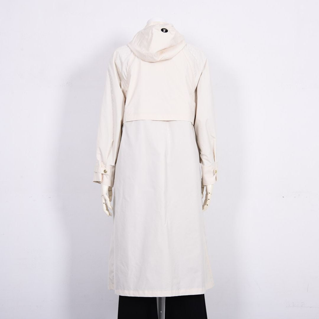 【はっ水】【形態安定】タフタロングコート　VALENZA　5168300