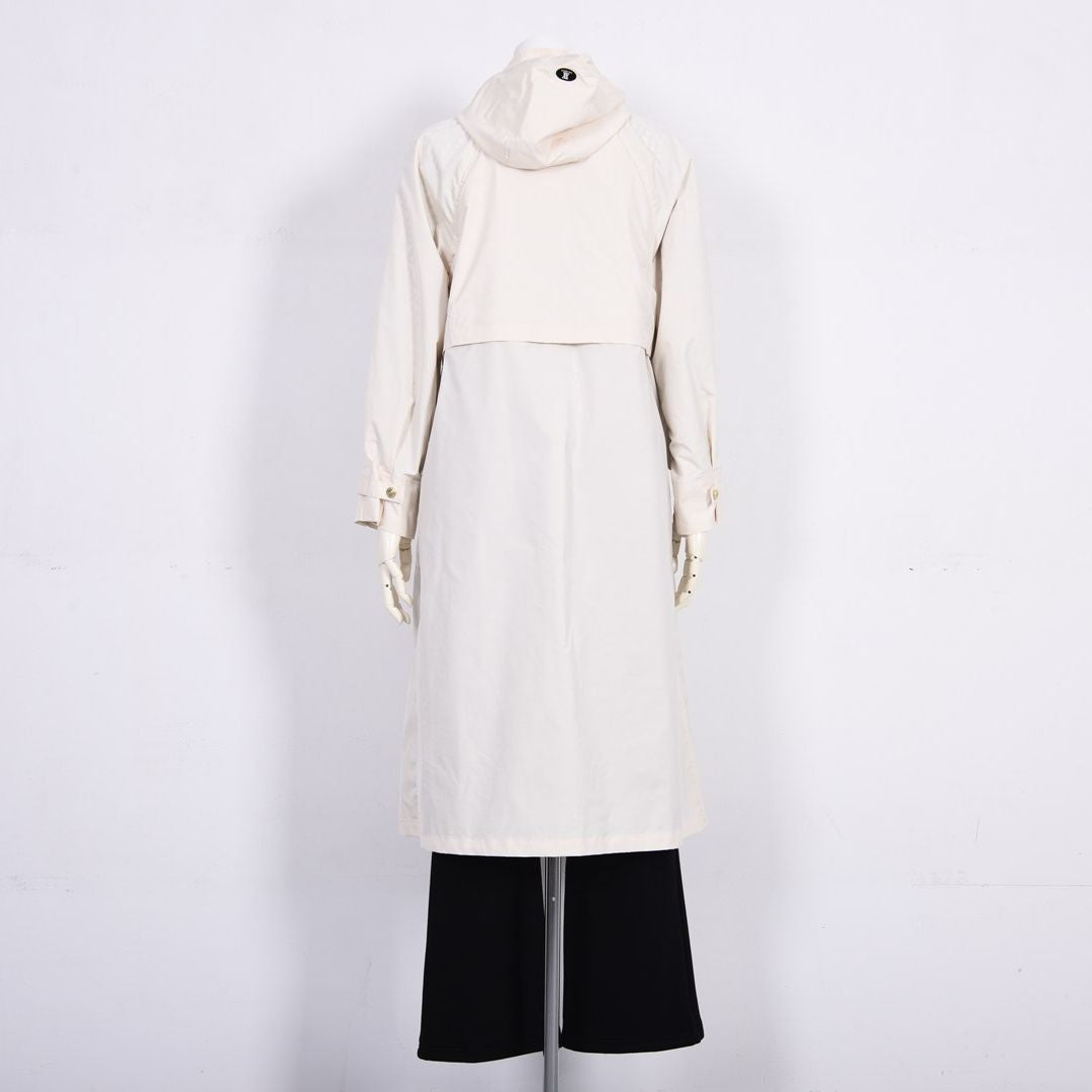 【はっ水】【形態安定】タフタロングコート　VALENZA　5168300