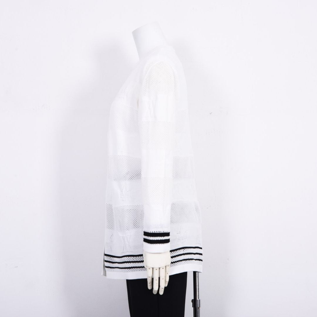 ボーダーモチーフ　ニットカーディガン　VALENZA　5163300