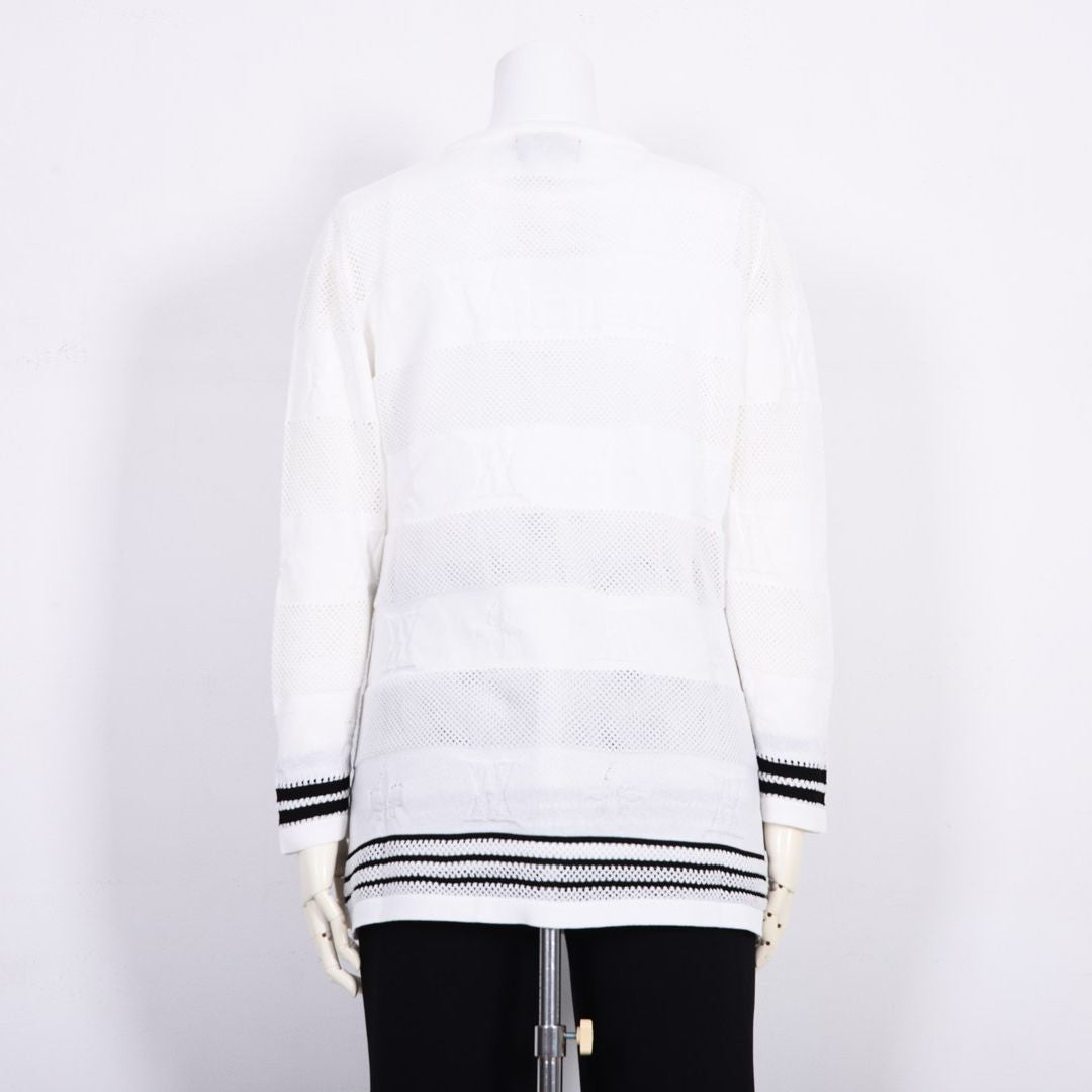 ボーダーモチーフ　ニットカーディガン　VALENZA　5163300