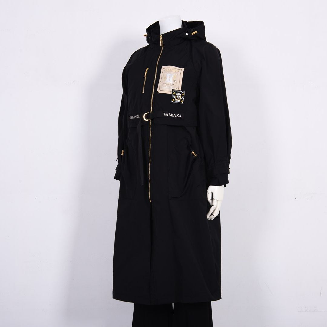 【はっ水】【形態安定】タフタロングコート　VALENZA　5168300