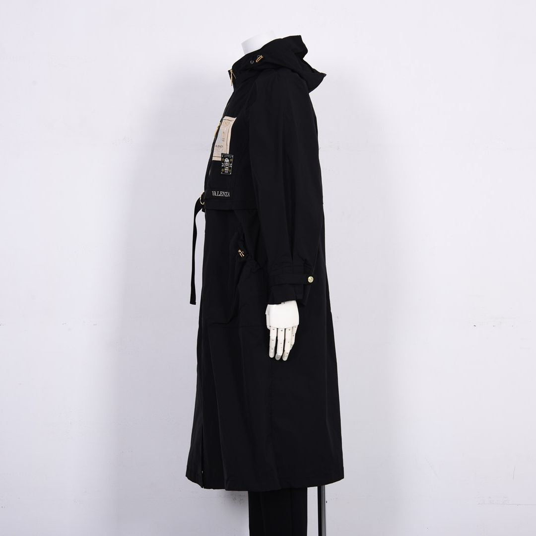 【はっ水】【形態安定】タフタロングコート　VALENZA　5168300