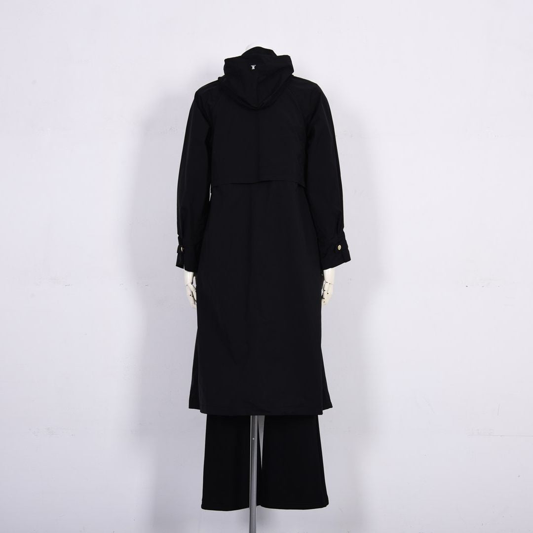 【はっ水】【形態安定】タフタロングコート　VALENZA　5168300
