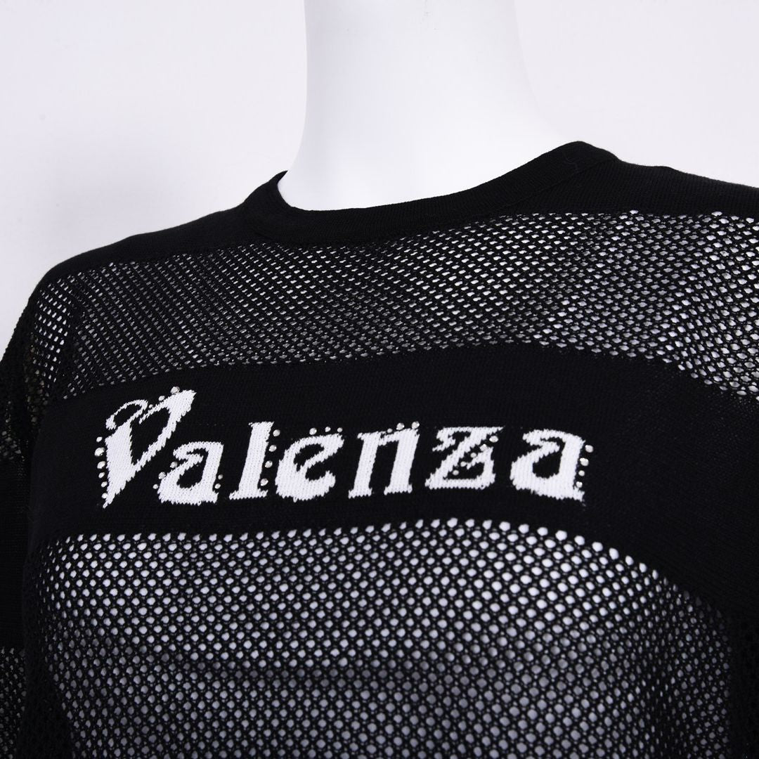 ボーダーモチーフ　クルーネックニット　VALENZA　5163301