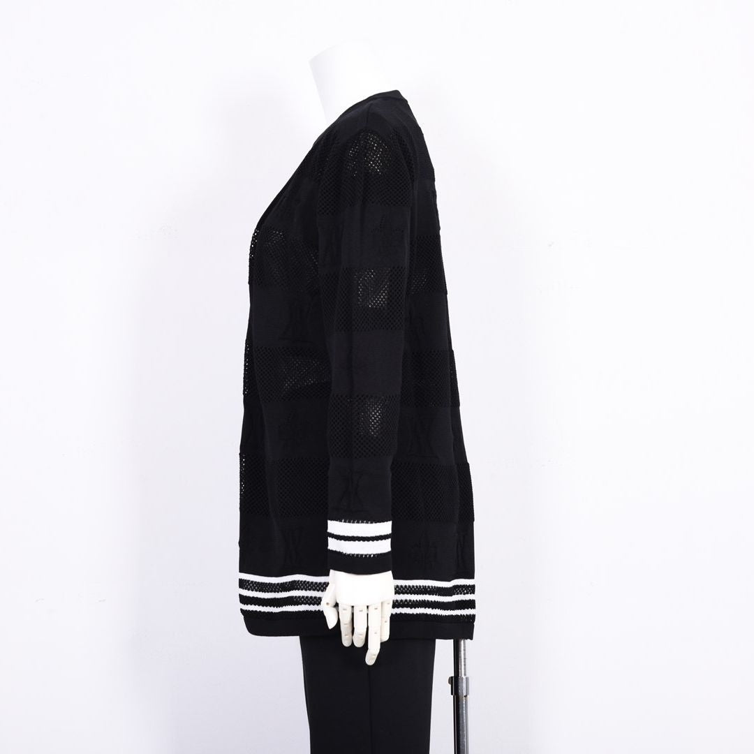 ボーダーモチーフ　ニットカーディガン　VALENZA　5163300