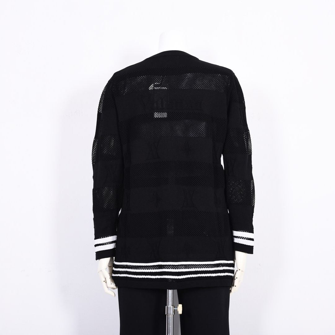 ボーダーモチーフ　ニットカーディガン　VALENZA　5163300